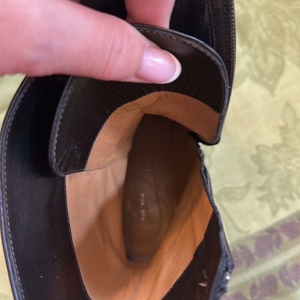 The ROW black leather boot - Picture 6 of 11